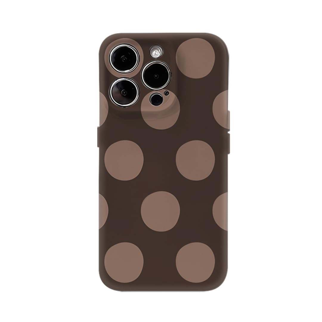 Coque iPhone 17 Pro antichoc double couche design à pois FL-TS32130A2