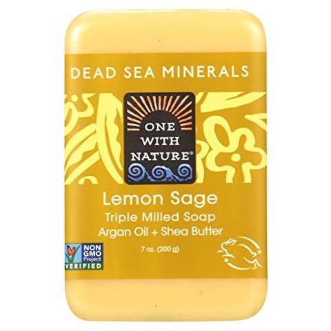 One With Nature, Dead Sea Mineral Bar Soap, Lemon Verbena, 7 oz Cover