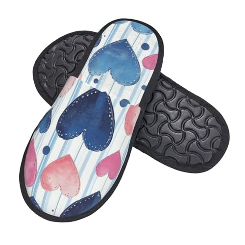 Slippers Soft Non-Slip Winter Spa Slippers Indoor Home Shoes For Bedroom Hotel Travel