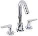 hansgrohe Logis Modern 2-Handle 16-inch Wide Roman Tub Filler Freestanding Bathtub Faucet in Chrome, 71500001