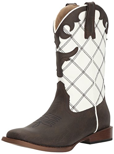 Roper Unisex-Kid's Steerhead, Brown, 10 M US Little Kid