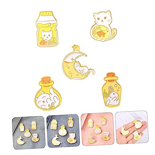 Broche chat en alliage de dessin animé : le petit cadeau idéal pour amateurs de félins