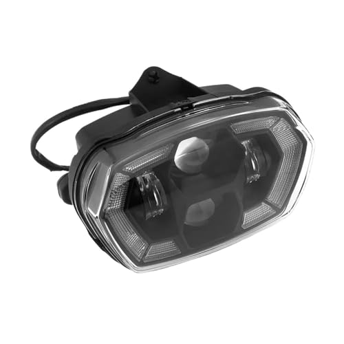 Phare LED avant pour Vespa Sprint 150 de 2017 à 2025 en noir