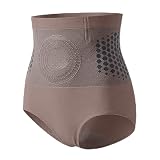Shorts Sculptant Termogenic Bruciatore Di Grasso Pantaloni Corti Elastici Dimagranti Pantaloncini Guainante Donna 4 in 1 Pantaloncini Guainante Pancia Piatto a Vita Alta per Donne, cachi., XXL