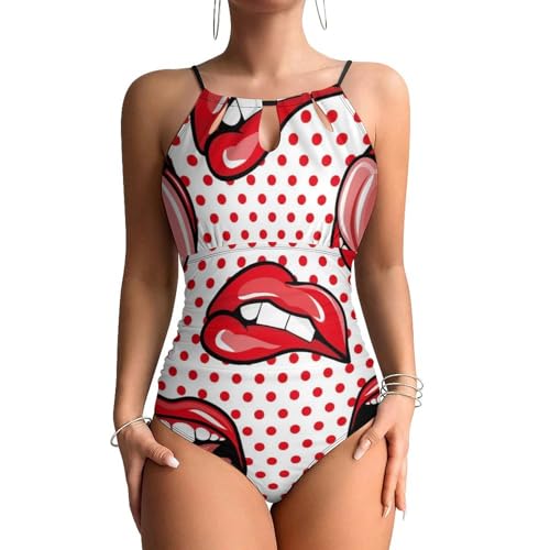 Beachwear swimsuit une pièce rouge pour sublimer vos après-midis à la plage