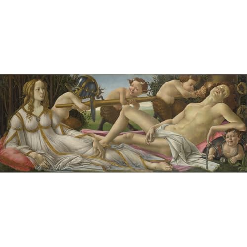 Impression giclée Botticelli Vénus et Mars pour décoration murale