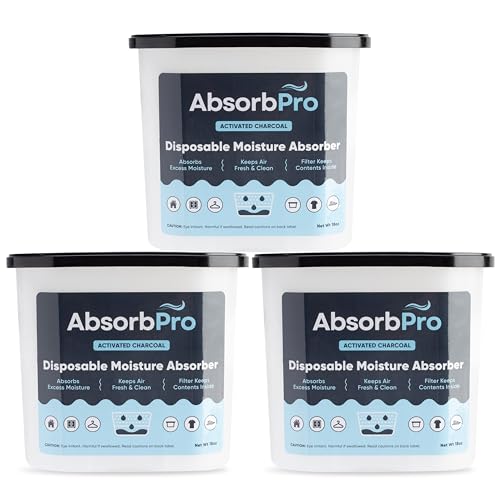 Absorb Pro 3-Pack Activated Charcoal Tubs