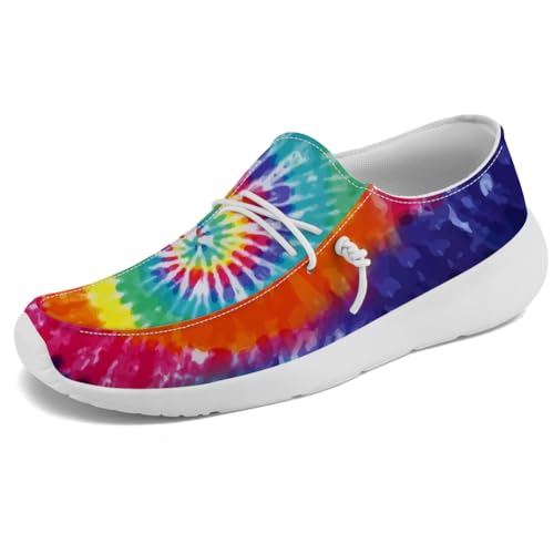 Quorax Tie Dye Shoes for Women Men Slip-on Loafers Casual Shoes Gifts for Men Women3