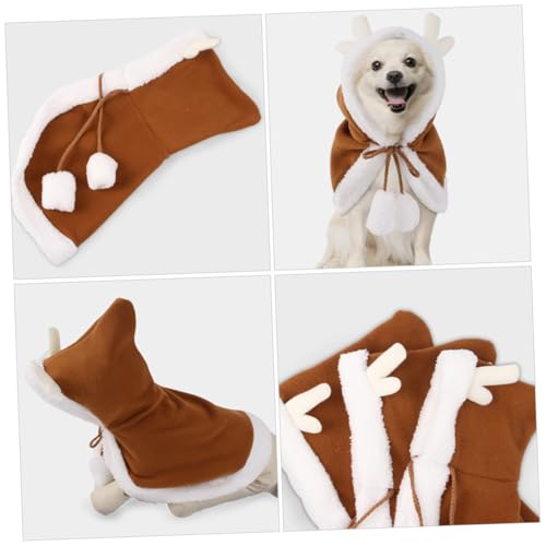 Disfraz Ajustable para Perro y Gato con Diseño de Reno Talla M miniatura 4