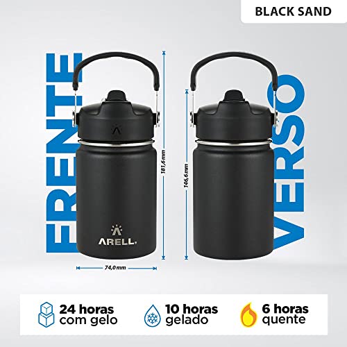 Encontraproduto.com.br - Garrafa Térmica Straw Flask 355 ML Black Sand Arell