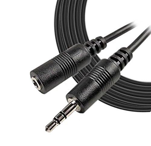 Cable de extensión de audio 3.5 mm macho/hembra 50 pies miniatura 2