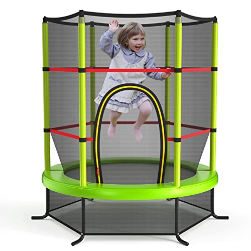 Giantex Trampoline for Kids, ASTM Approved 55'' Mini Kids Trampoline ...