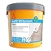 SIKA - Impermeabilización reforzada con fibra - SikaFill 370 Fibers - Blanco -Pintura acrílica con fibras de vidrio para impermabilización de cubiertas y terrazas visitables - Puenteo de fisuras - 5kg