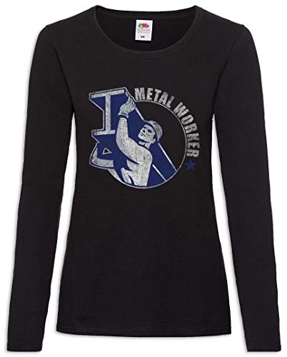 T-Shirt à Manches Longues Femme Metal Worker II contre le Froid de Mi-Saison
