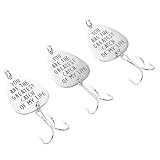 COHEALI 9 Piezas De Joyería De Pescador Llavero De Señuelo De Pesca Llavero Con Dije De Metal Llaveros Para Parejas Joyería De Pesca De Acero Inoxidable Llavero De Metal Divertido