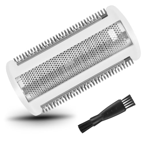 OFFCUP Ersatz Scherfolienkopf für BRL140 BRL130, Kompatibel Mit Elektrischen Ladyshaver Nass, Elektrorasierer Scherkopf, Ersatzklingen Folienkopf Zubehör für Rasierapparate BRL130/140-Rasierer (Weiß)