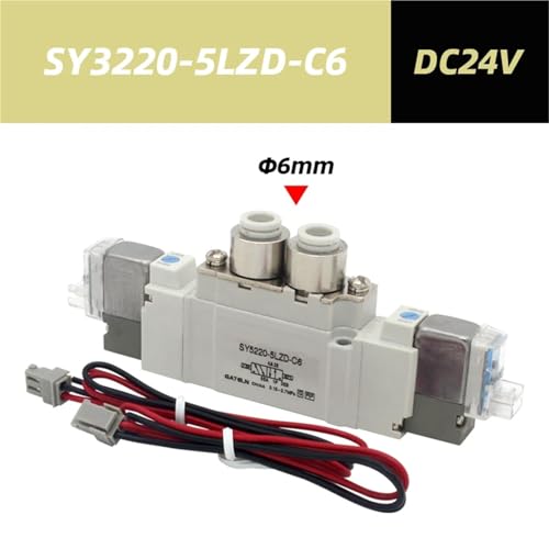 Vanne électromagnétique SY3220-5LZD-C6 à 5 voies avec pilote interne - 3