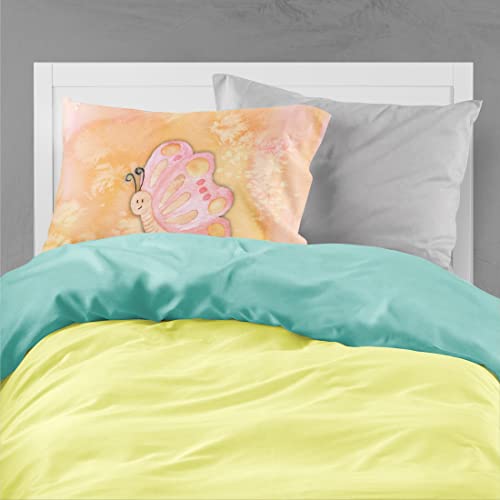 Caroline Treasures Farfalla Di Acquerello Federa, Multicolore, Standard - 2