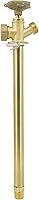 HimaweekDirect 12 Inch Frost Free Anti-Siphon Sillcock Valve - 1/2" NPT Inlet, 3/4" Hose Bibb, Lead-Free Brass for Winter Freeze Protection