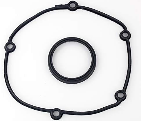Engine Upper Timing Chain Cover Gasket be Made of ACM Material Compatiable with VW Beetle CC Eos Golf GTI Jetta Passat Tiguan Audi A3 A4 A5 A6 Allroad Q3 Q5 TT 06H103269C, 06H103269G, 06H103269H