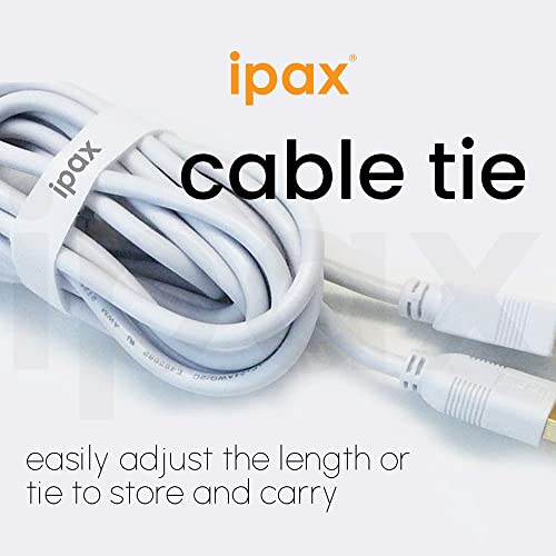 Ipax 15 Ft Long White Pure Copper Usb 2.0 Interface Cable Compatible With Hp Officejet Pro 7740 8715 8730 Canon Pixma Tr4520 Printer Brother Scancut 2 #TOP5
