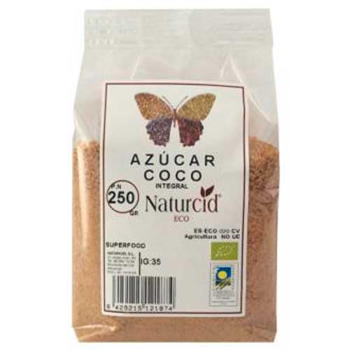 Azúcar De Coco Integral Biológico 250 Gr.