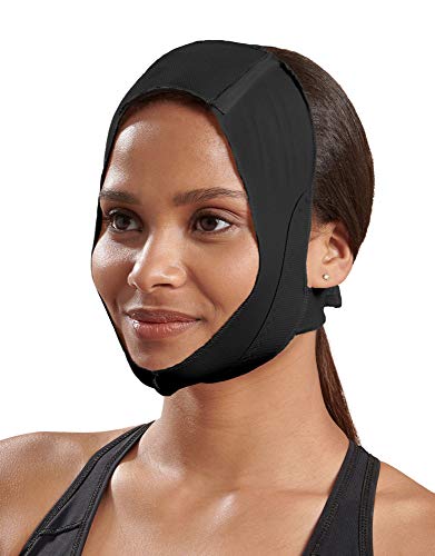 Image of Marena FM100 Unisex Recovery Compression Minimal Coverage Face Post-Op Mask with Mid-Neck Coverage