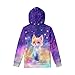 Ystardream Starr Cute Fox Hoodies for Girls' Fashion Hoodies & Sweatshirts for Teen Girls Warm Casual Sweatshirt with Hood Cute Clothes for Kid Play Outdoor Sports School Travel