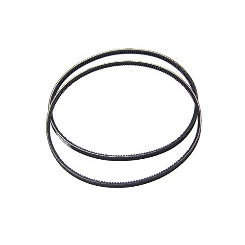Gpartsden Set of 2 954-0430 754-0430 Auger Cogged V Belt Replacement for MTD Troy Bilt Cub Cadet 954-0430A 754-0430A Snow Thrower