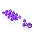 Produktbild Push Pin Magnete | im praktischen Set (10, 30, 60 oder 120 Stück) | starke Neodym Magnete für Magnettafel, Whiteboard, Kühlschrank etc. | viele Farben wählbar (30 Stück Lila)