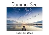  Dümmer See (Wandkalender 2024, Kalender DIN A4 quer, Monatskalender im Querformat mit Kalendarium, Das perfekte Geschenk)
