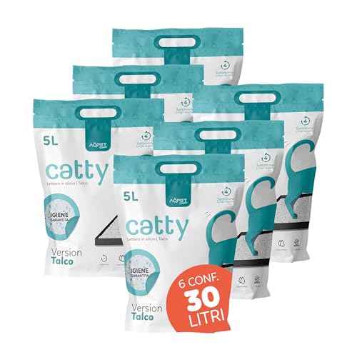 Lettiera per gatti al silicio Aqpet Friends Catty 6x5L (30L)