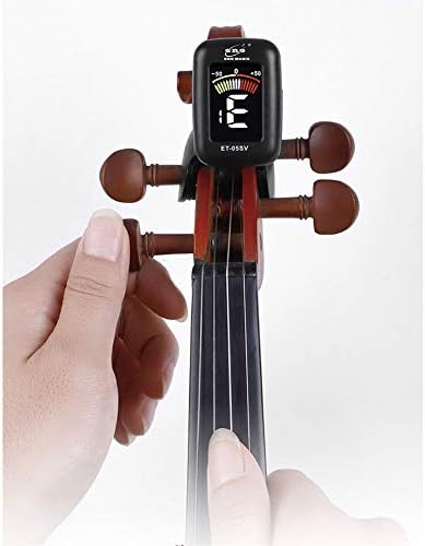 SZBYKJ ENO ET05V Violin Tuner Mini Electronic Tuner for Violin Viola Cello Clip-on Tuner Portable Digital Violin Parts