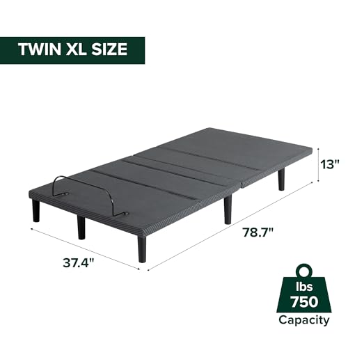 Image of Zinus Nadia Adjustable Bed Frame, Electric Reclining Platform Bed Base, 5-Function Wireless Remote, Independent Head and Foot Incline, Easy, Tool-Free Assembly, Twin XL