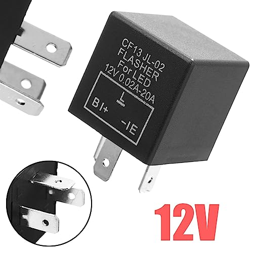 Relé intermitente de 12V y 3 pines CF13 JL-02 para luz LED de coche 3