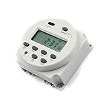 小型・軽量 プログラム タイマースイッチ リレー付（DC12V) ファストン端子付ケーブル 4本付属 セット(12V)