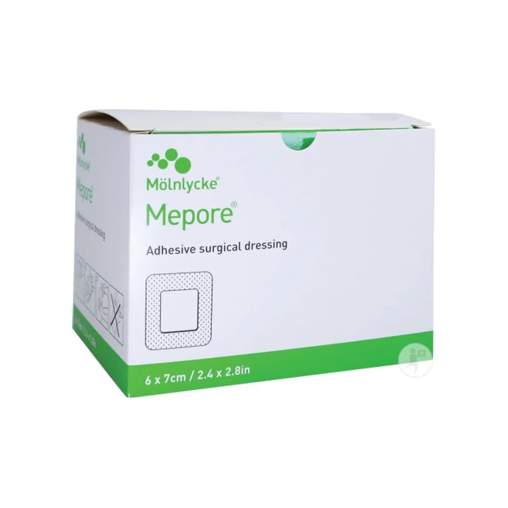 Generic Mepore Wound Care Dressing, 6x7cm; REF: 670800 (Box of 60)