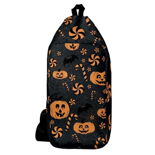 Sac de randonnée Halloween ergonomique pour homme et femme multicolore