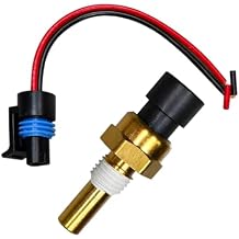 Car Engine Coolant Temperature Sensor, Vehicles Cooling Water Temp Sensor with Connector Pigtail Harness, Automotive OEM# 19236568 Replacement, Compatible with Avalanche Cobalt Aveo