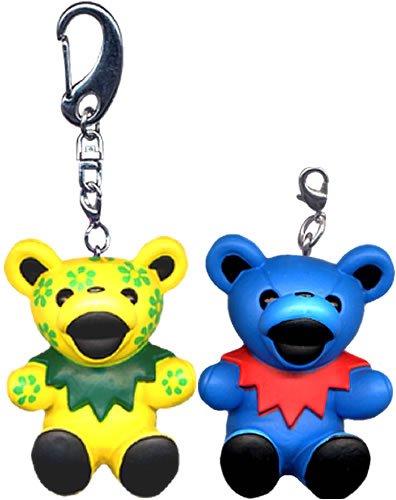 Amazon.co.jp: グレイトフルデッドベア キーリング KEY-CHAIN BLUE