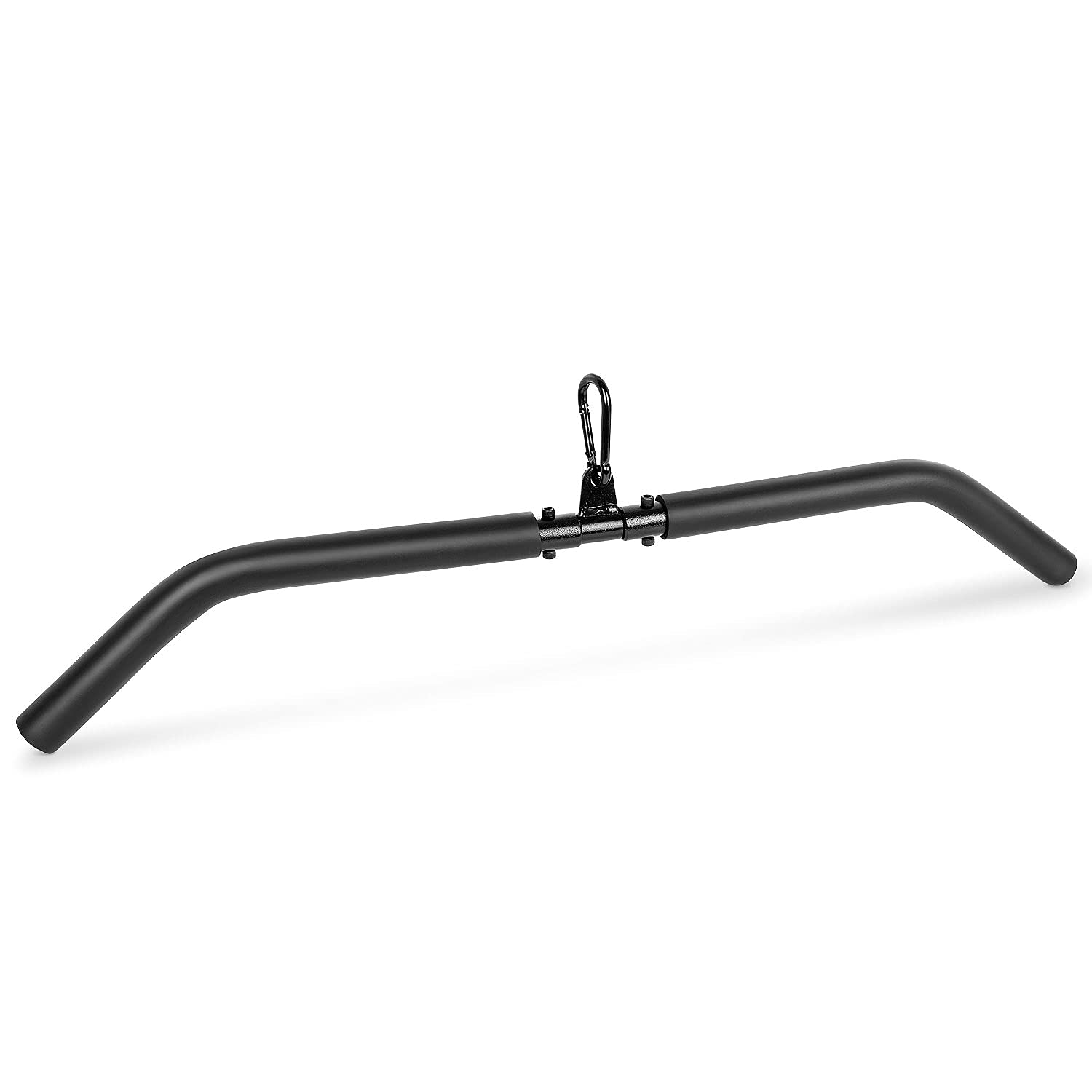 KMMLat Pull Down Bar with Rubber Handle Cable Machine Attachment, Exercise & Fitness Home Gyms for Muscle Building, Exercises Tricep Back Muscles, Strength Workout