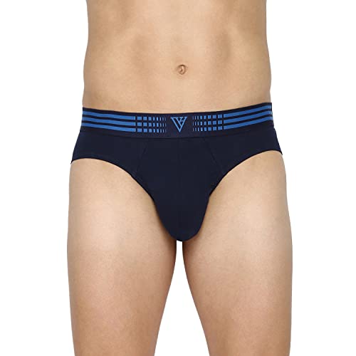 Image of Van Heusen Men Anti Bacterial Briefs - 100% Combed Cotton - Pack of 2 - Colour Fresh, Moisture Wicking