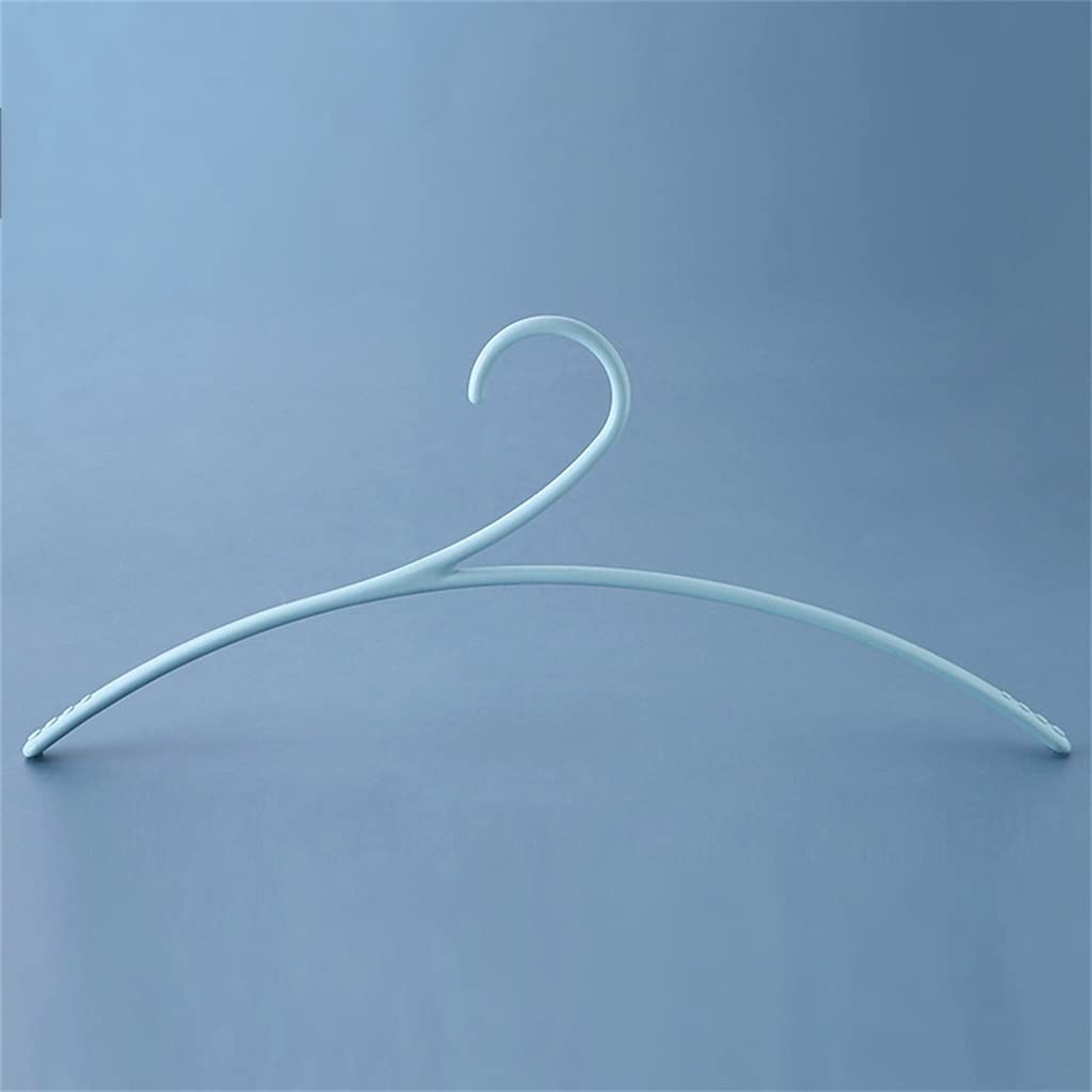 MOBYGKFY Portable Plastic Display Hanger Windproof Wardrobe Coat Shirt Suit Hanger Clothes Storage Rack(White-style)