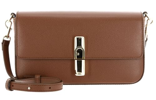 Sac bandoulière Furla Iride cuir cognac de la journée de travail aux sorties