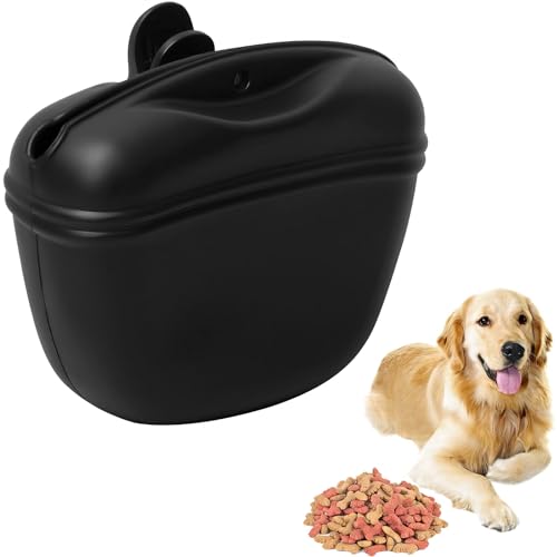 RTRTGS Fundas de Silicona Porta golosinas de Perro - Estuches para Entrenamiento de Mascota Cachorro - Bolsas para recompensas premios Galletas