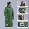 Red Original Slimline EVO Pro Unisex Waterproof Parka Jacket - Fleece Lined, Tailored Slim Fit, Hooded, 100% Recycled Fabric (Forest Green, S) #4