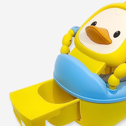 TOPAMIX Troninho Sanitário Infantil Privadinha Assento de Treinamento Modelo Patinho Feliz (Amarelo)
