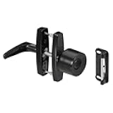 National Hardware N178-798 Universal Knob Latch, Black, 1-1/2,1-3/4,3