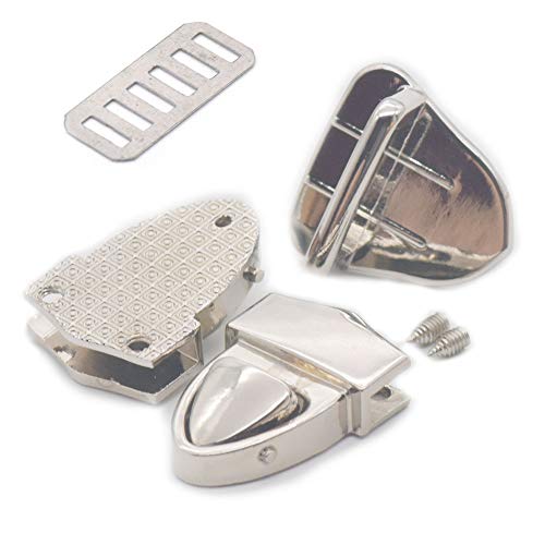 Bluemoona 2 Sets - 26mm Closure Catch Locks Tuck Leather