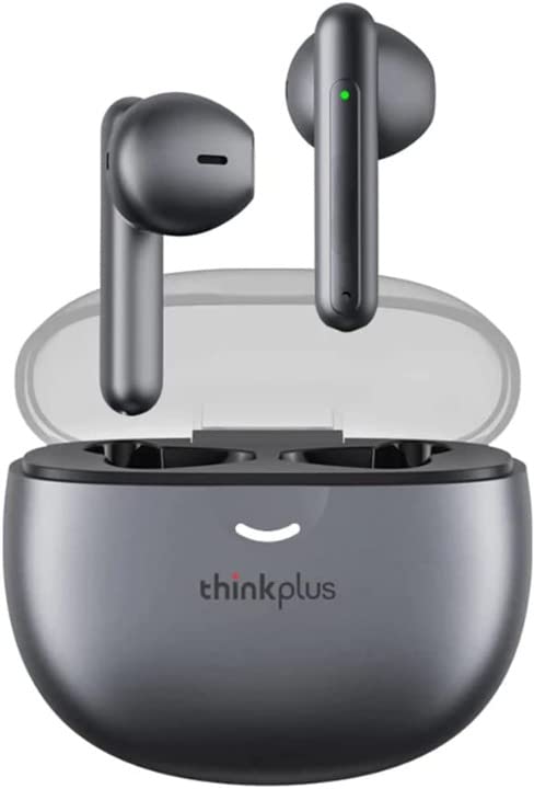 Think Plus LP1 Pro TWS Bluetooth 5.1 Headphones Touch HIFI Stereo Bass Wireless Earbuds Type-C Fast Charge Headphones With Mic.(Black)